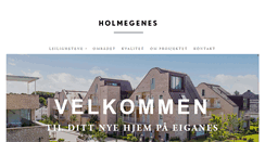 Desktop Screenshot of holmegenes.no