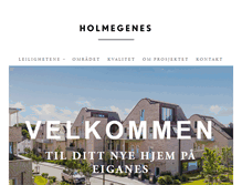 Tablet Screenshot of holmegenes.no